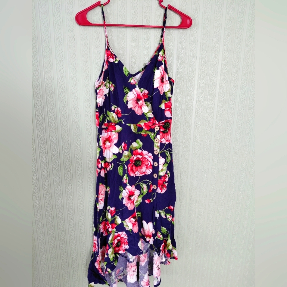 XHILERATION Floral Dress Flowy Fairy Whimsical
